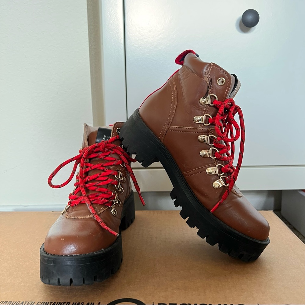 Steve Madden Hiker Bam Boots Womens 6